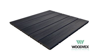 Модульный паркет WoodVex 50х50 см цвет Серый дым Фактура 3D