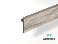 Торцевая планка WoodVex (Серый дым)