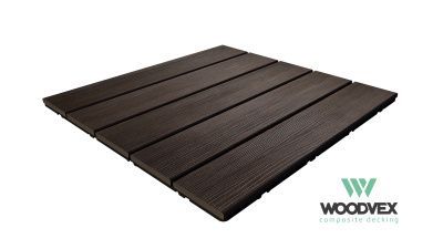 Модульный паркет WoodVex 50х50 см цвет Венге Фактура 3D